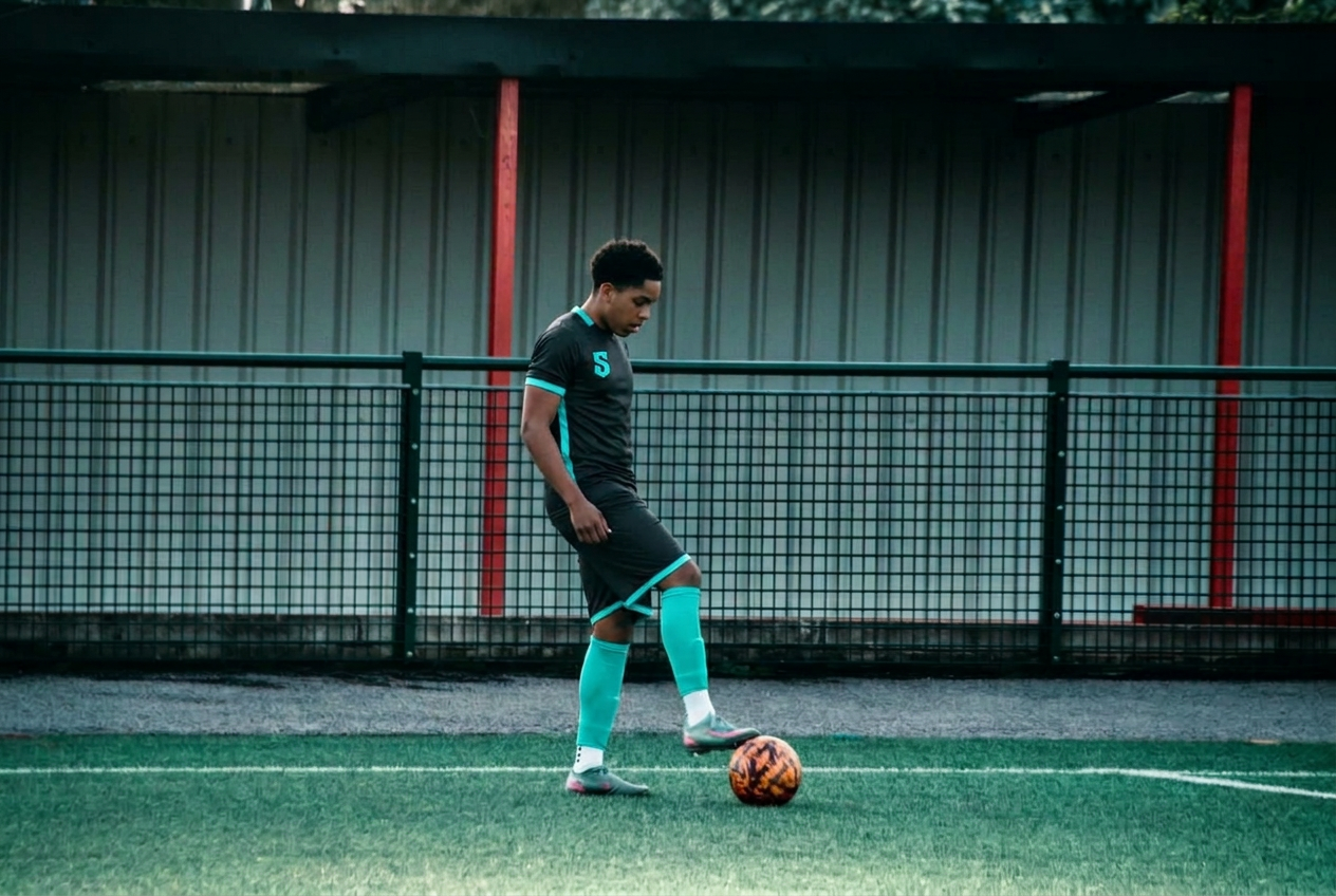 Footballers being assessed by Stride USA
